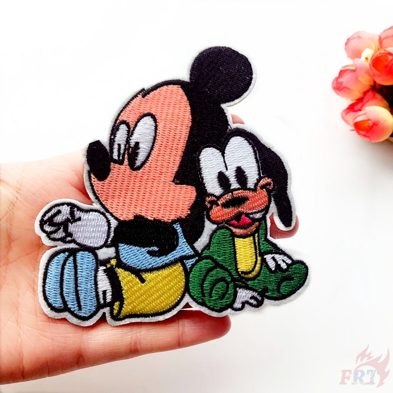 &gt; Ready Stock &lt; ☸ Mickey Mouse S-2 Patch ☸ 1Pc Disney Diy Sew on Iron On Badges Patch