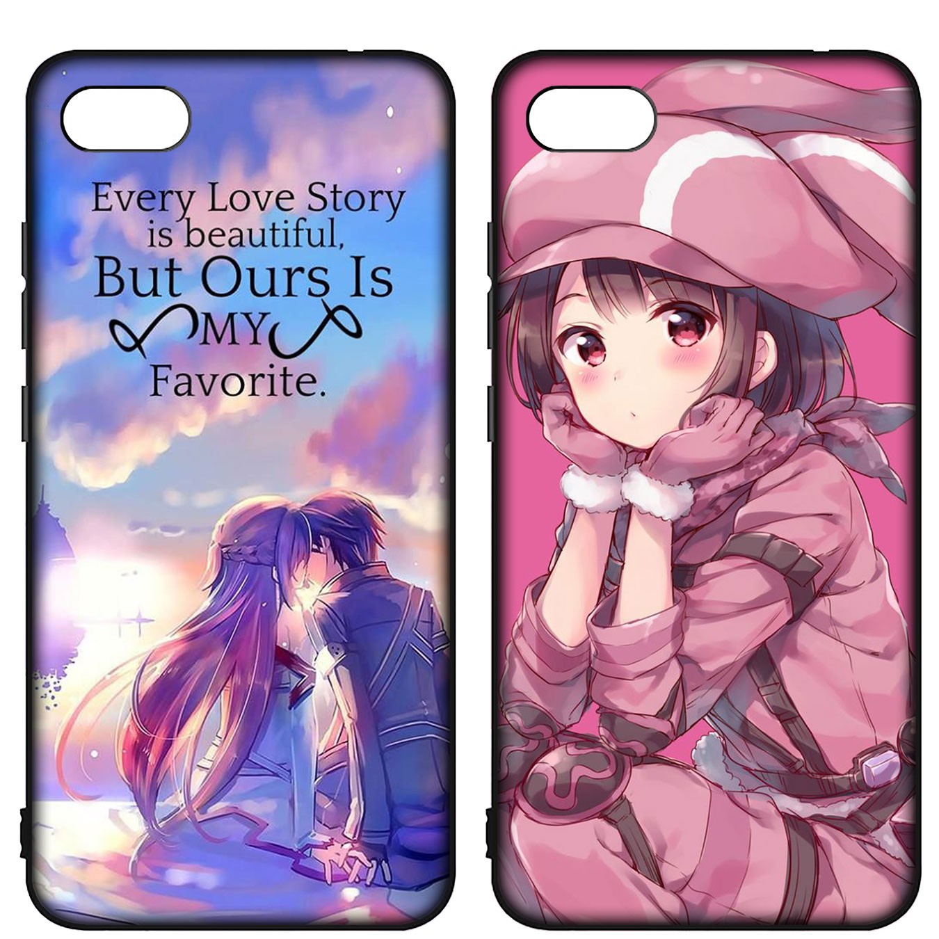 Ốp Lưng Silicone Họa Tiết Hoạt Hình Sword Art Online Thời Trang Cho Iphone Xr X Xs Max 7 8 6 6s Plus + 8plus 6plus 7plus