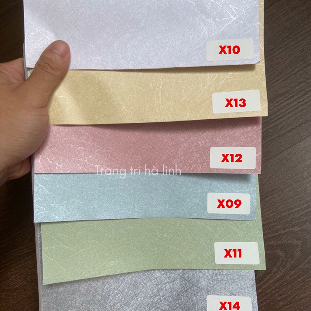 Dán tường trơn giấy dán một màu pastel đơn giản hiện đại