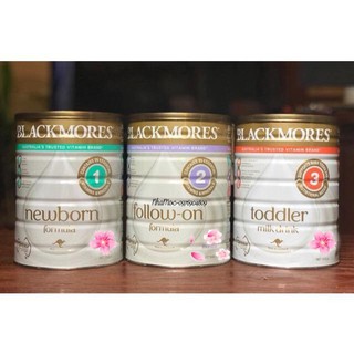 Sữa bột blackmores số 1,2,3 900g úc