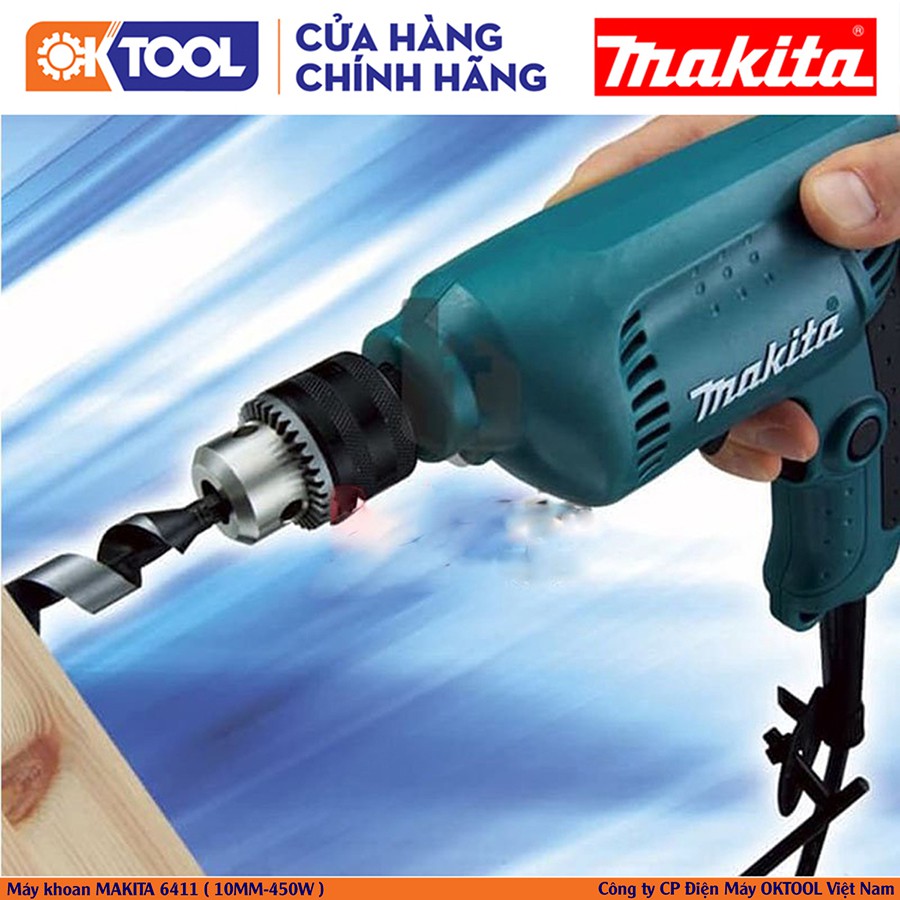 [Hàng Chính Hãng] Máy khoan Makita 6411 (10MM-450W)