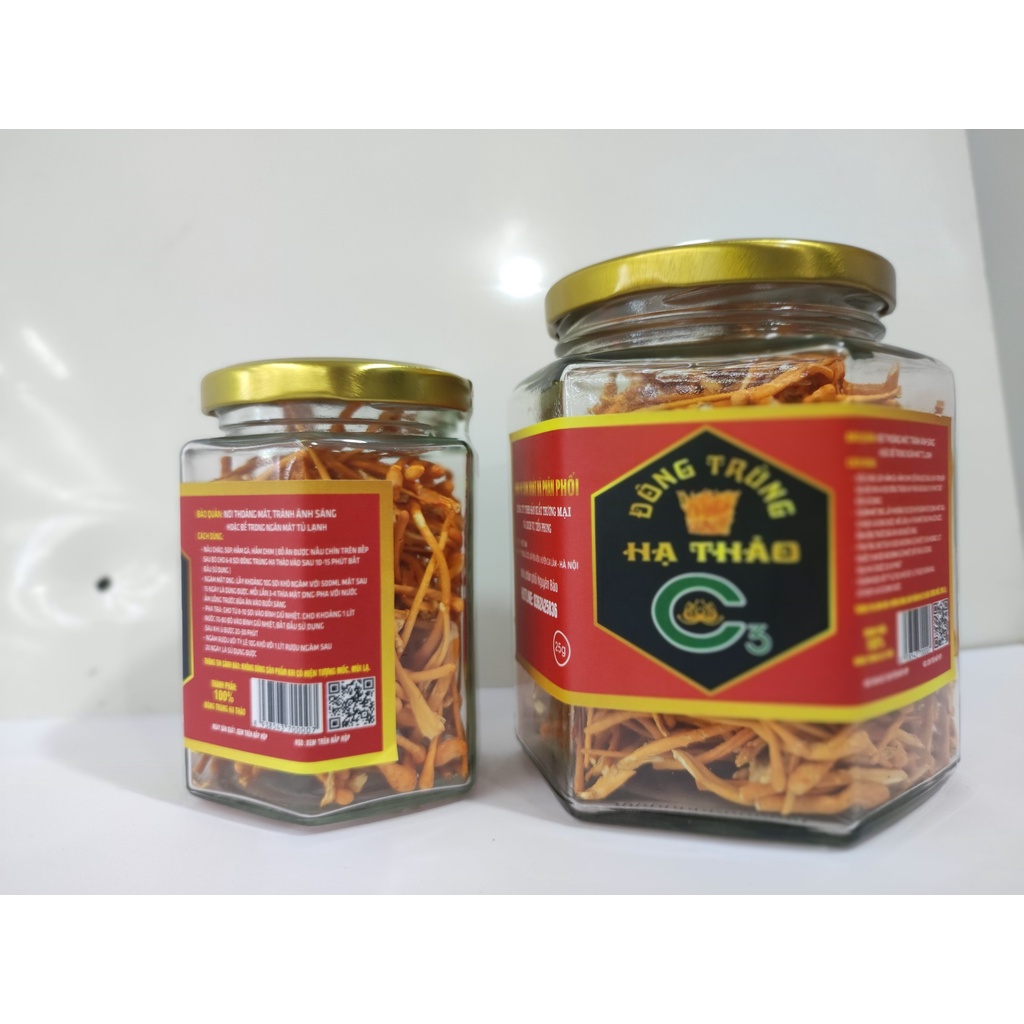 Đông Trùng Hạ Thảo C3 Khô Sấy Thăng Hoa 25g