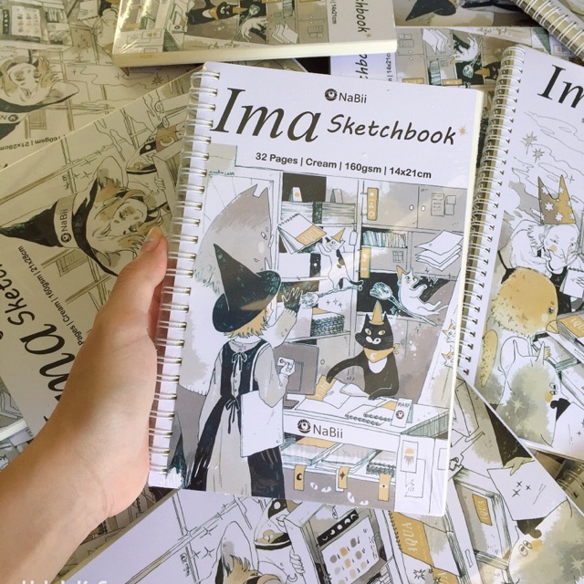 Nabii Ima Sketchbook giấy vẽ chuyên dụng