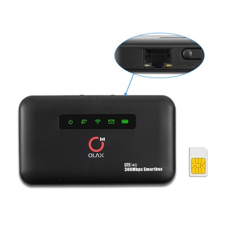 Bộ Phát Wifi 3G 4G Olax MF6875 ZTE MF903 Có Cổng Lan Tốc Độ Cao - Pin 2600mAh, nhỏ gọn mang theo người hoặc cắm liên tục