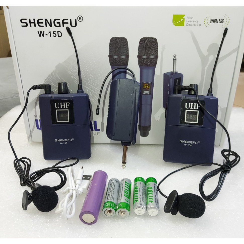 Mic đa năng SHENGFU W15 - 15A - 15E - 15D là dòng mic cao cấp của hãng shengfu Hàng chĩnh hãng 100%