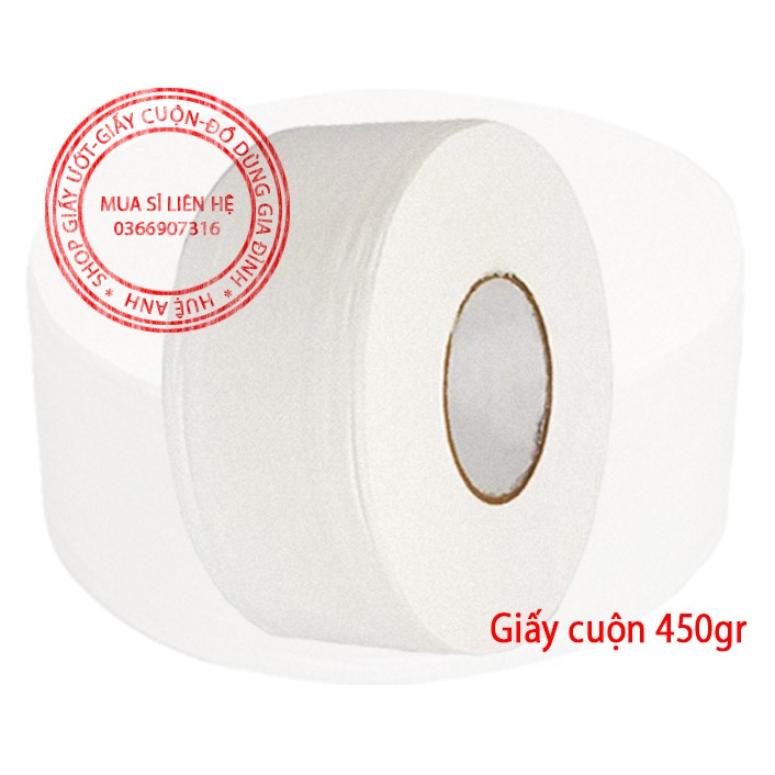 Giấy vệ sinh cuộn lớn 450 gram