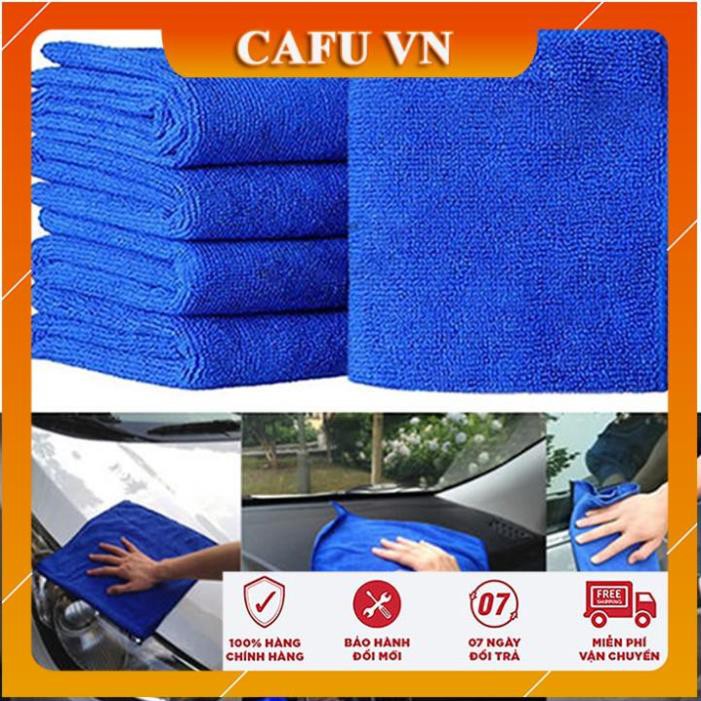 Khăn lau ô tô đa năng Microfiber khăn lau chuyên dụng đẹp, dày dặn, mềm mịn siêu thấm hút - CAFU VN