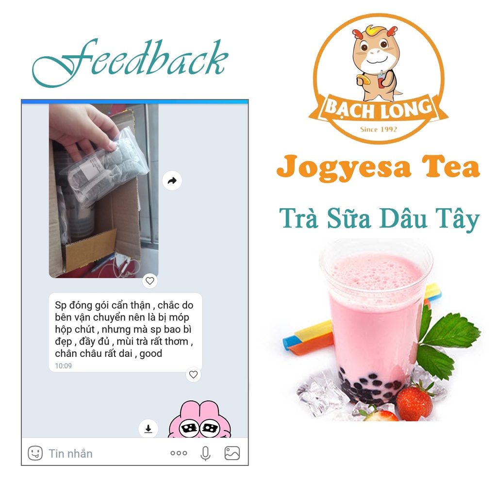 Trà Sữa Trân Châu Tự Pha Tại Nhà Vị Dâu Tây Ngon Rẻ | BigBuy360 - bigbuy360.vn