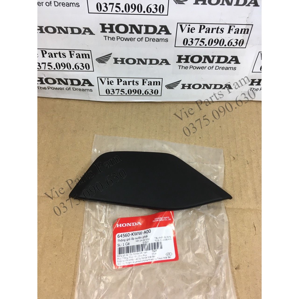 Nắp cốp phải Wave S110, RSX110 , Wave S110, RS110 , hàng chính hãng Honda mới 100%