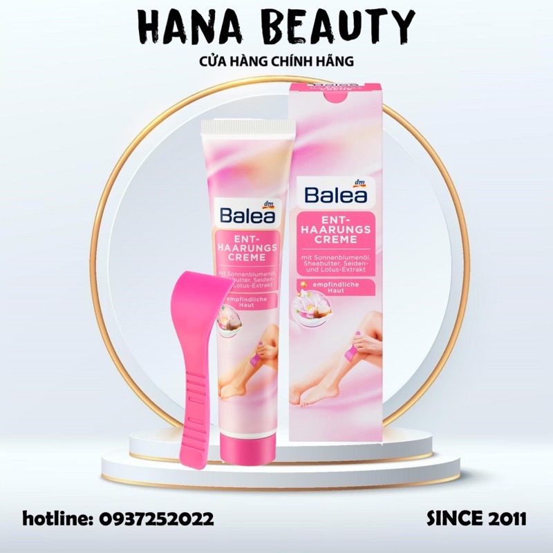 Kem tẩy lông BALEA 75 ml nội điạ ĐỨC - an toàn cho mọi loại da