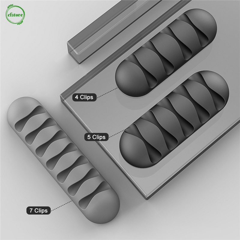 FLEXIBLE Kẹp Giữ Dây Cáp Bằng Silicon Linh Hoạt Tiện Lợi