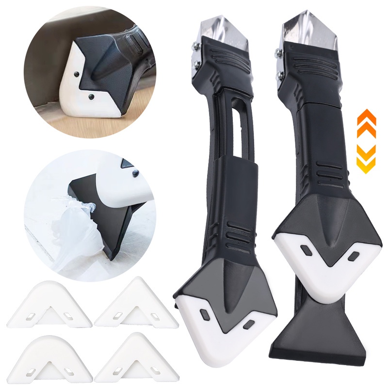 Dụng Cụ Làm Sạch Cạnh Kim Loại Hai Đầu 5 Trong 1 Bằng Nhựa/Nhựa/Keo Nhựa/Cọp Nhựa Làm Đẹp Đa Năng
