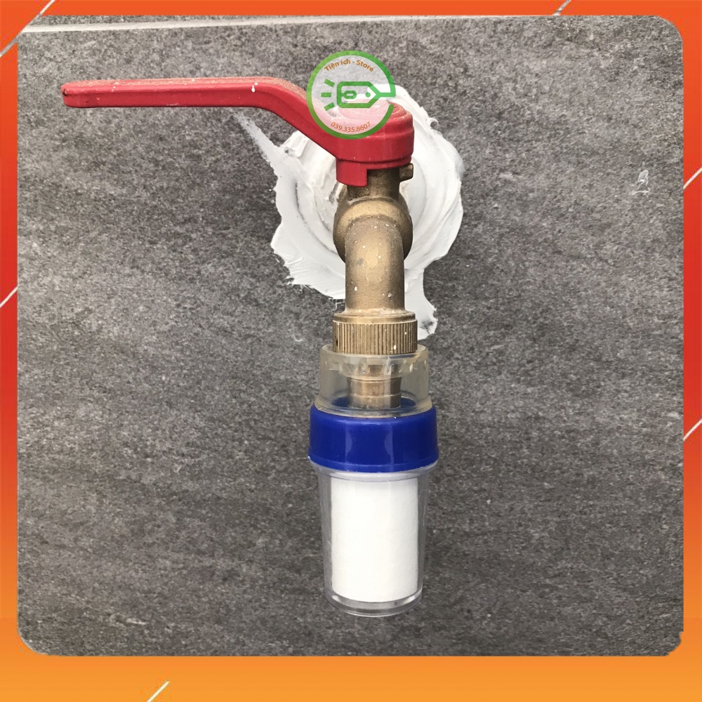 Lọc cặn 1 micro lắp đặt cho đầu vòi nước sinh hoạt.