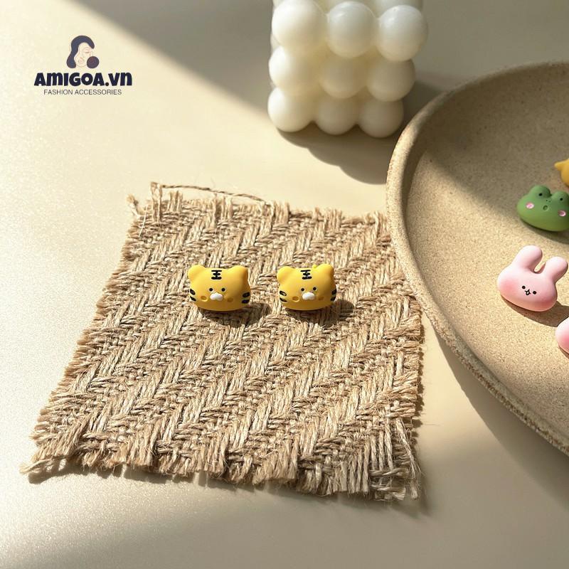 ✨✨Khuyên Tai Bạc 925 Hình Động Vật Dễ Thương