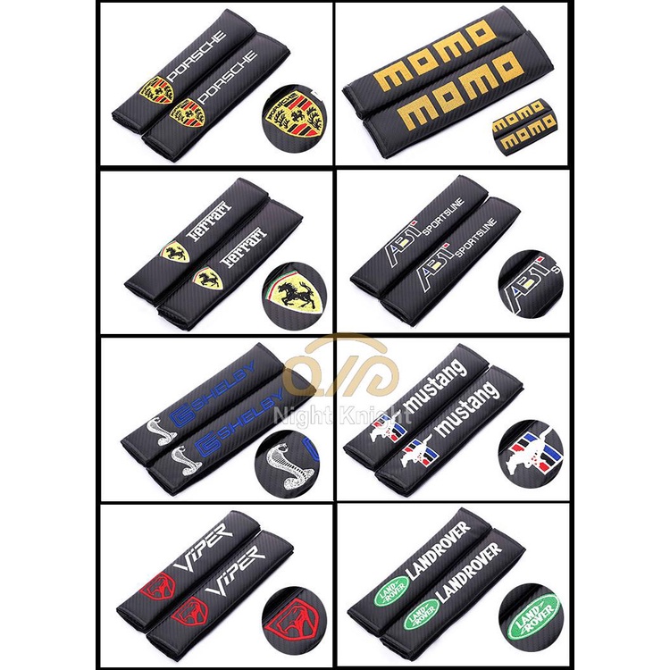 Bộ 2 đệm bọc dây an toàn xe ô tô Honda City Jazz Civic Hrv Crv Brv Accord