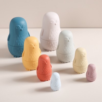Đồ chơi búp bê chim cánh cụt MAMIMAMIHOME bằng silicone không chứa BPA
