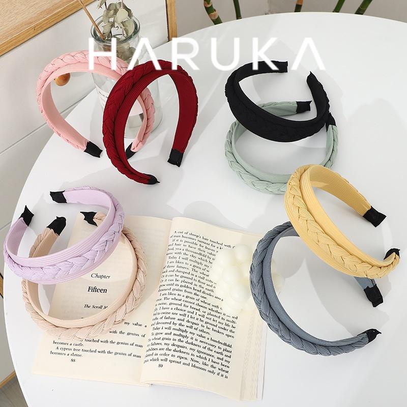 Bờm tết cài tóc vặn thừng Hàn Quốc cổ điển Haruka Accessories
