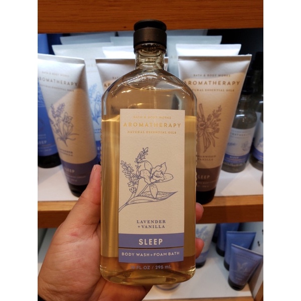 Sữa tắm Aromatherapy Bath and Body Works Mỹ Serenity 295ml (date đến 01/03/2023)