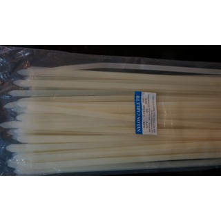 Dây rút nhựa màu trắng loại lớn 7.2x400 (Bao 100 sợi)