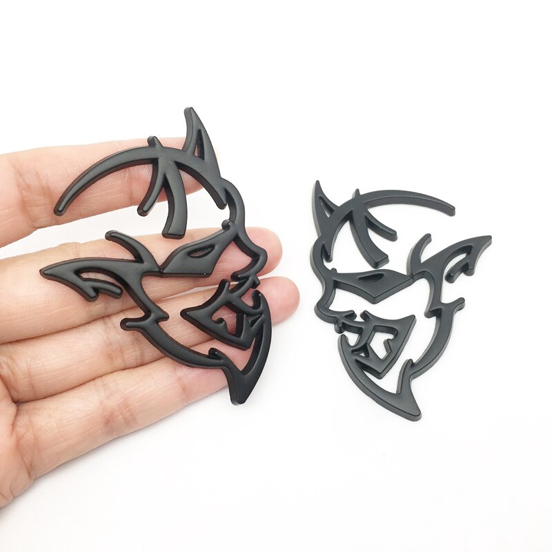 2 Chiếc Kim Loại Cho Dodge Demon Challenger Fender Xe Bên Miếng Dán Cho Dodge Challenger RAM 1500 Sạc Avenger Calibre Phi Tiêu nitro