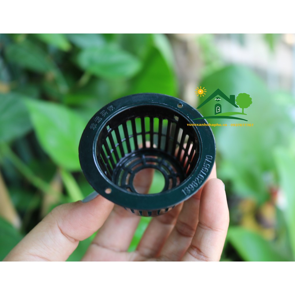 Combo 10 Rọ Nhựa Trong Trồng Rau Thủy Canh Hydroponics 45x31x45mm - 55x45x35mm