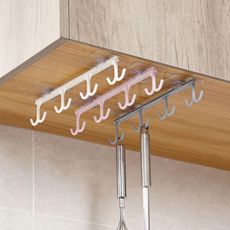 Giá Đỡ Dụng Cụ Nấu Ăn Treo Dưới Tủ Tiện Lợi