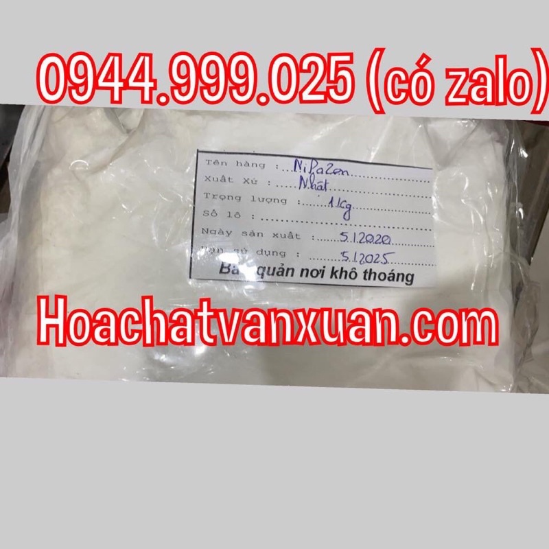 Nipasol túi 1 kg nipazol Propylparaben , propyl paraben hay Propyl Hydroxybenzoate.