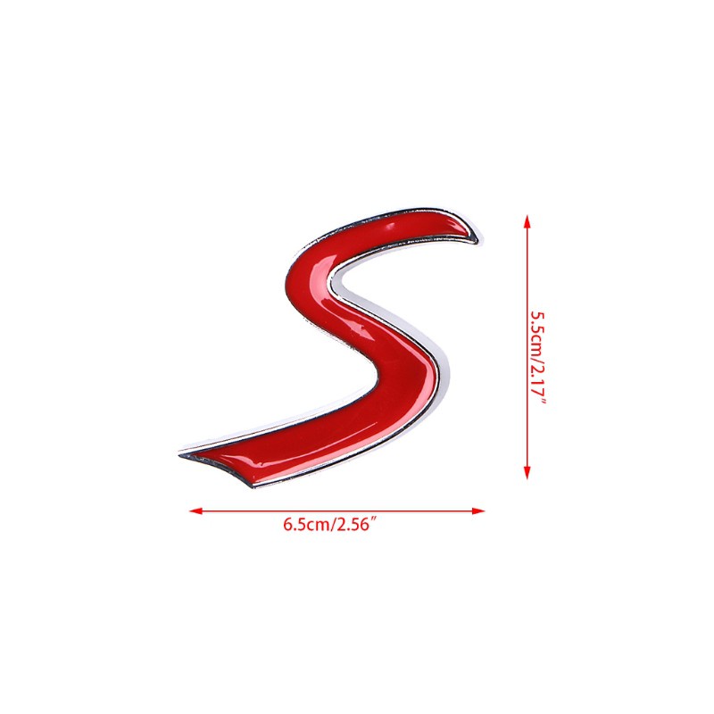 Miếng Dán Kim Loại 3d Trang Trí Xe Hơi Mini Cooper R50 R52 R53 R56 R57