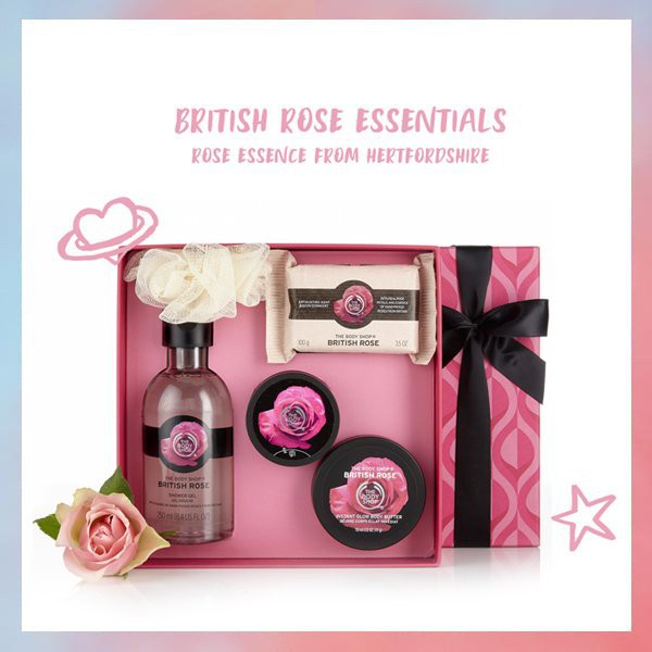 Set Dưỡng Thể British Rose Essential Gift