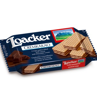 Bánh xốp kem cacao hiệu Loacker – gói 45gr