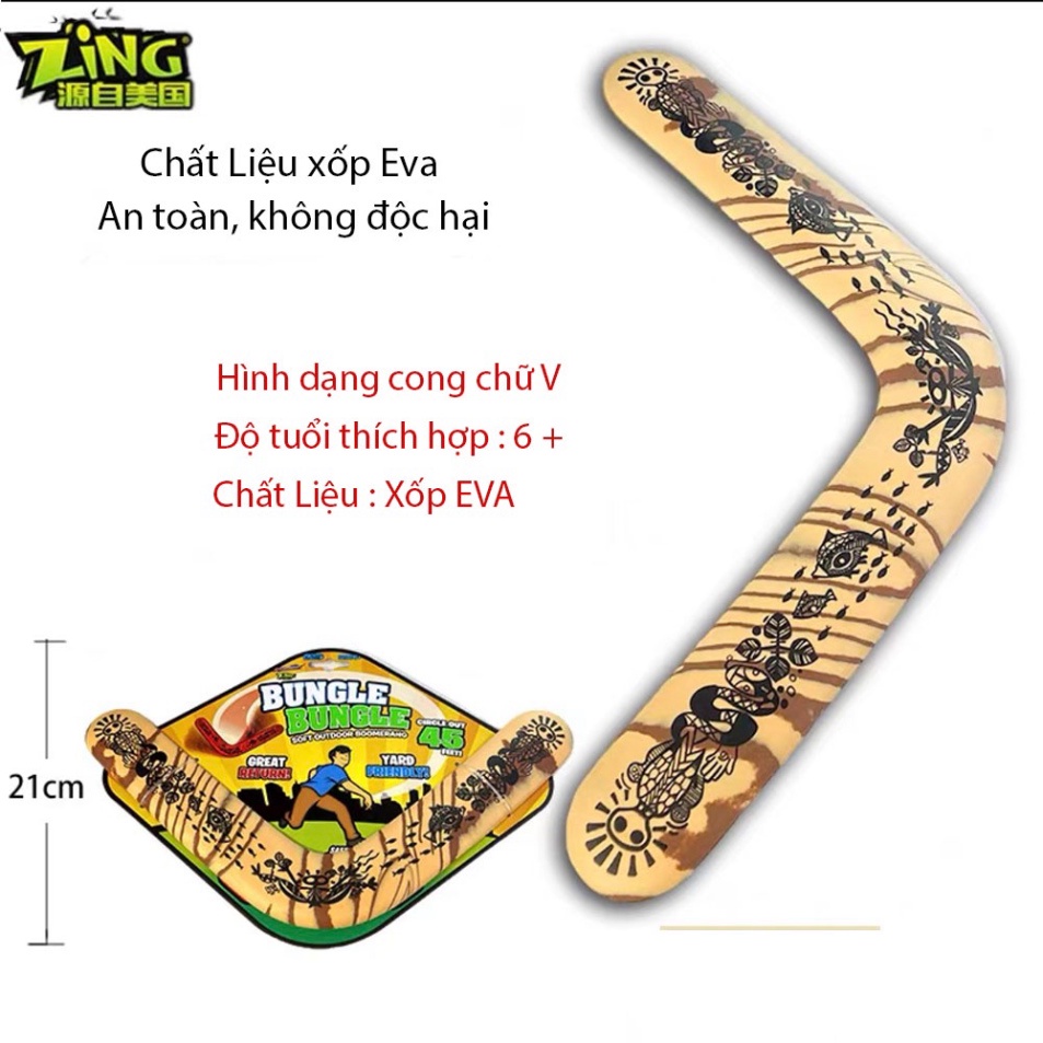 Boomerang Chữ V Chất Liệu Xốp EVA Chất Lượng Cao