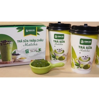 Trà sữa uống liền BKB dạng hộp (8 gói trà sữa và 8 gói trân châu) (N12)