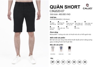 QUẦN SHORT CBQS20-07