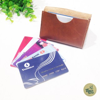 Ví đựng card - card case nâu da bò