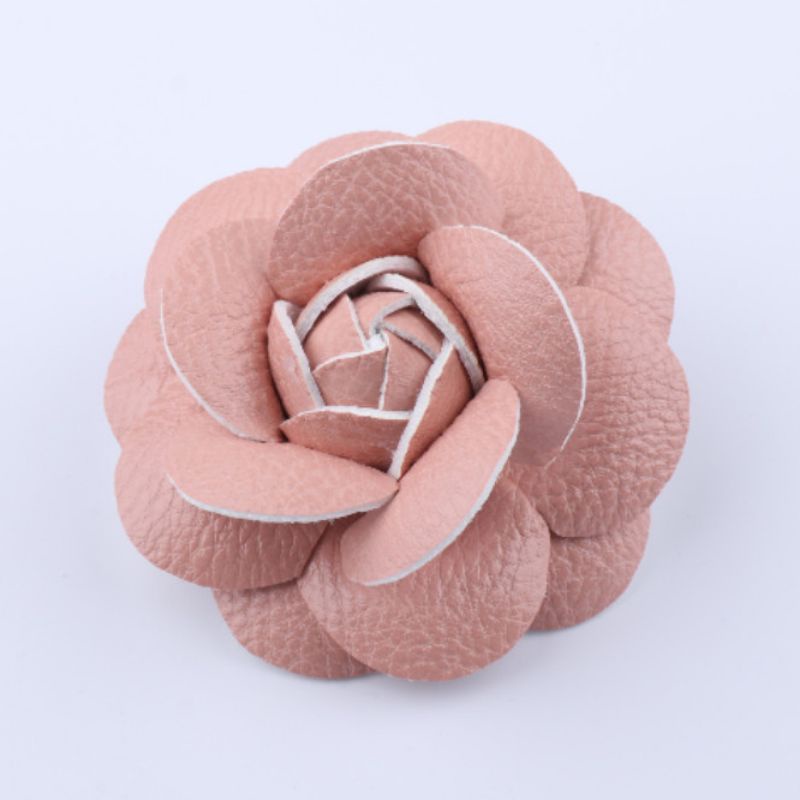 Hoa cài trang trí váy đầm chất da mềm size 6cm siêu xinh mẫu mới