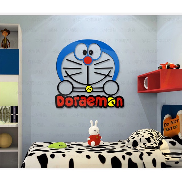 Decal in nổi 3D Doremon Doraemon