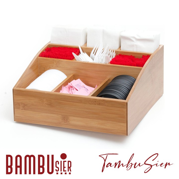 [BAMBOO] Khay hộp đựng đồ đa năng 9 ngăn bằng tre cao cấp - khay chia đồ đa năng xuất khẩu [BAUSTIN-09]