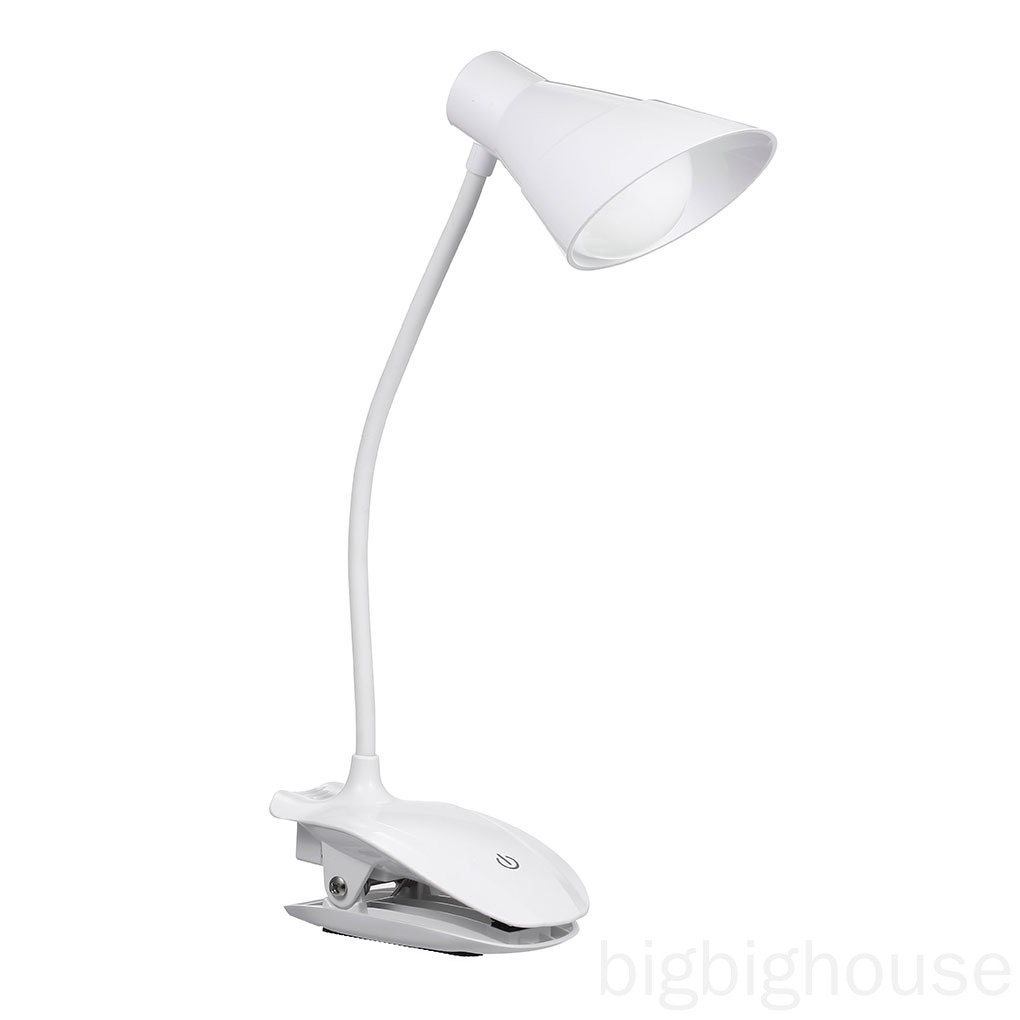 Đèn đọc sách LED để bàn phong cách cổ điển có thể sạc và điều chỉnh đế gắn kẹp