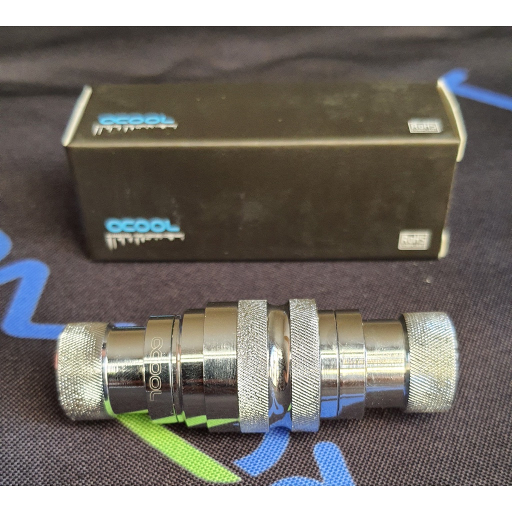 Fit rút nhanh ALPHACOOL EISZAPFEN QUICK RELEASE BLACK G1/4"