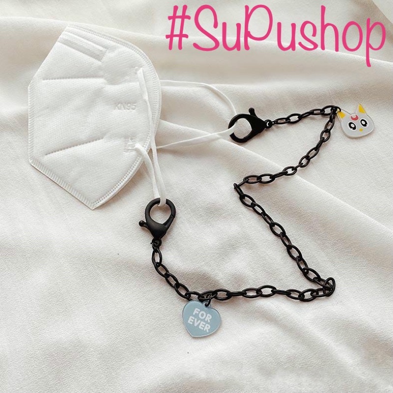 ⛓🪢DÂY ĐEO KHẨU TRANG SIÊU XINH 2 CHARM🪢⛓