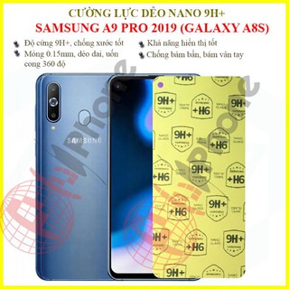 Dán cường lực dẻo nano Samsung A9 Pro 2019 (Galaxy A8s)