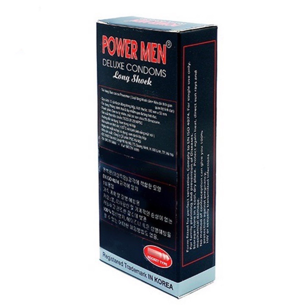 Bao Cao Su POWER MEN Cá Ngựa Kéo Dài Thời Gian