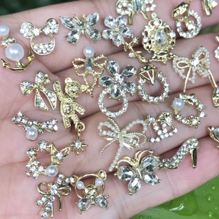 Charm nail-charm nơ hoa 2