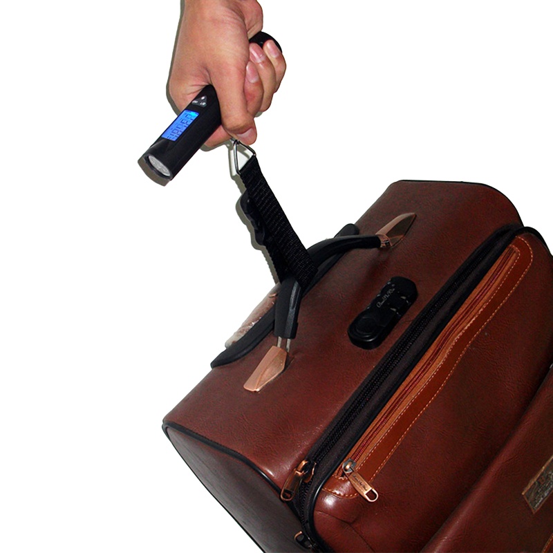 Cân Điện Tử Cầm Tay Kèm Đèn Pin Tiện Dụng Cho Câu Cá / Du Lịch