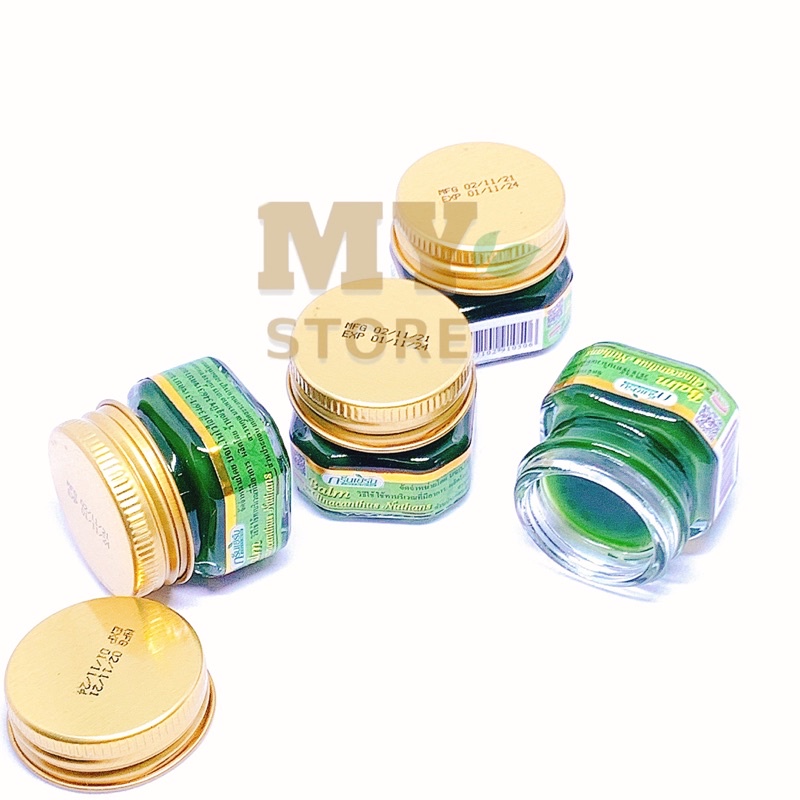 (Chính Hãng) Dầu Cù Là Thơm Thảo Dược Green Herb Thái Lan 10g