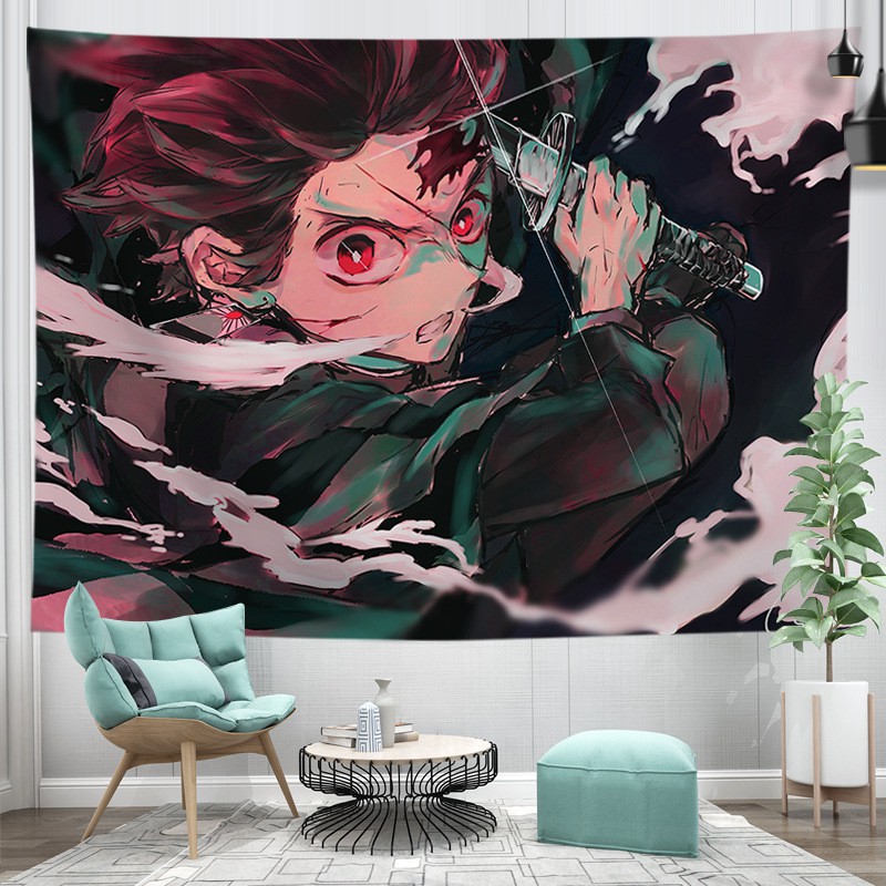 Vải Treo Tường Anime Kimetsu No Yaiba Decor Phòng Chọn Lọc Những Bản Đẹp