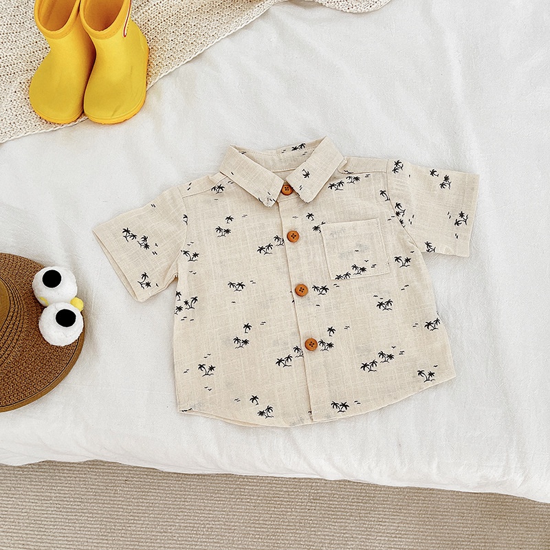 Áo Ngủ Liền Quần Sát Nách Thời Trang Mùa Hè Cho Bé Trai