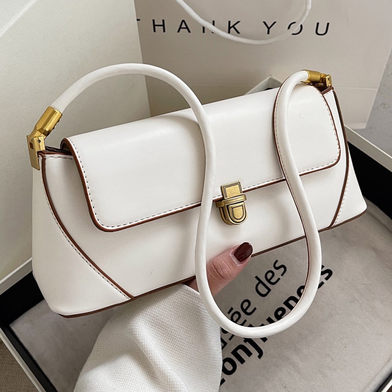 IELGY Túi Đeo Vai Kết Cấu Đơn Giản Đường Phố Cho Nữ