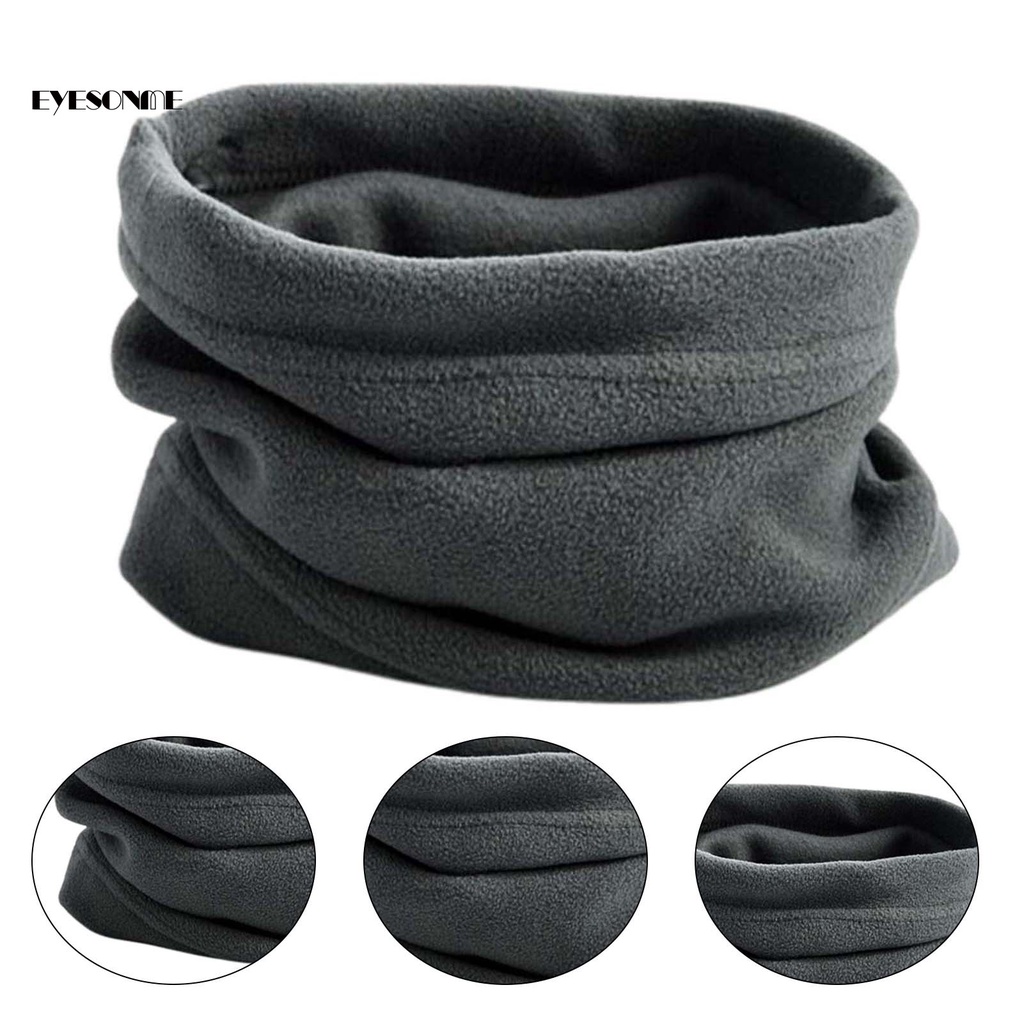 Khăn choàng cổ giữ ấm màu trơn đơn giản