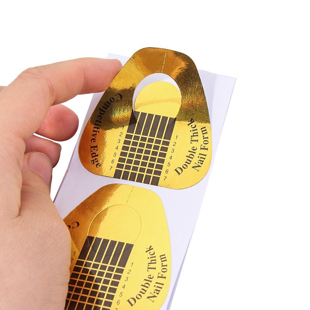 Set 50 / 100 Khuôn Hỗ Trợ Nối Dài Móng Tay Chuyên Nghiệp